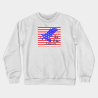 Red White and Blue Patriotic Decoration - Crewneck Sweatshirt